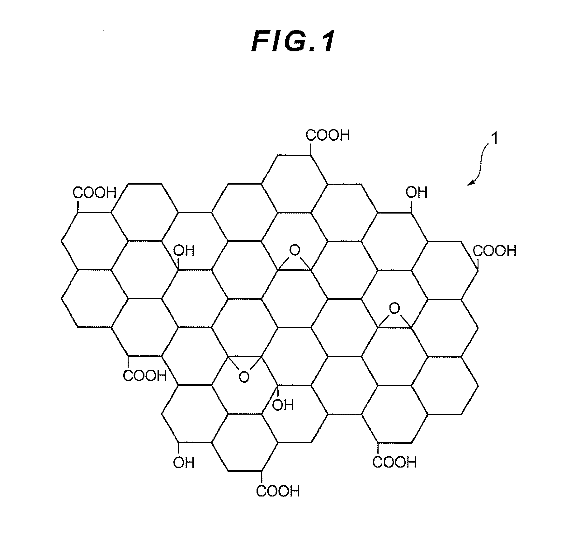 Graphene structure, method for producing the same, electronic device element and electronic device