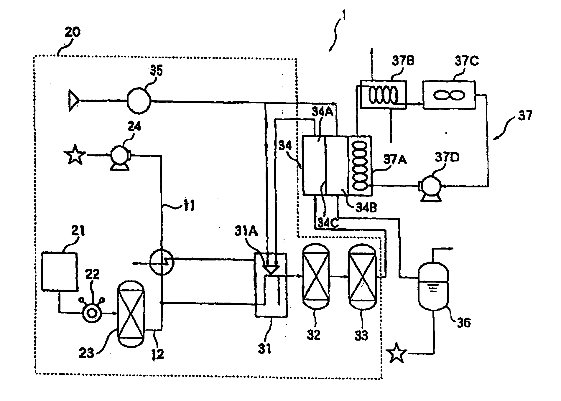 Coloration Agent for Carbonyl Sulfide, Detecting Means and Fuel Cell System