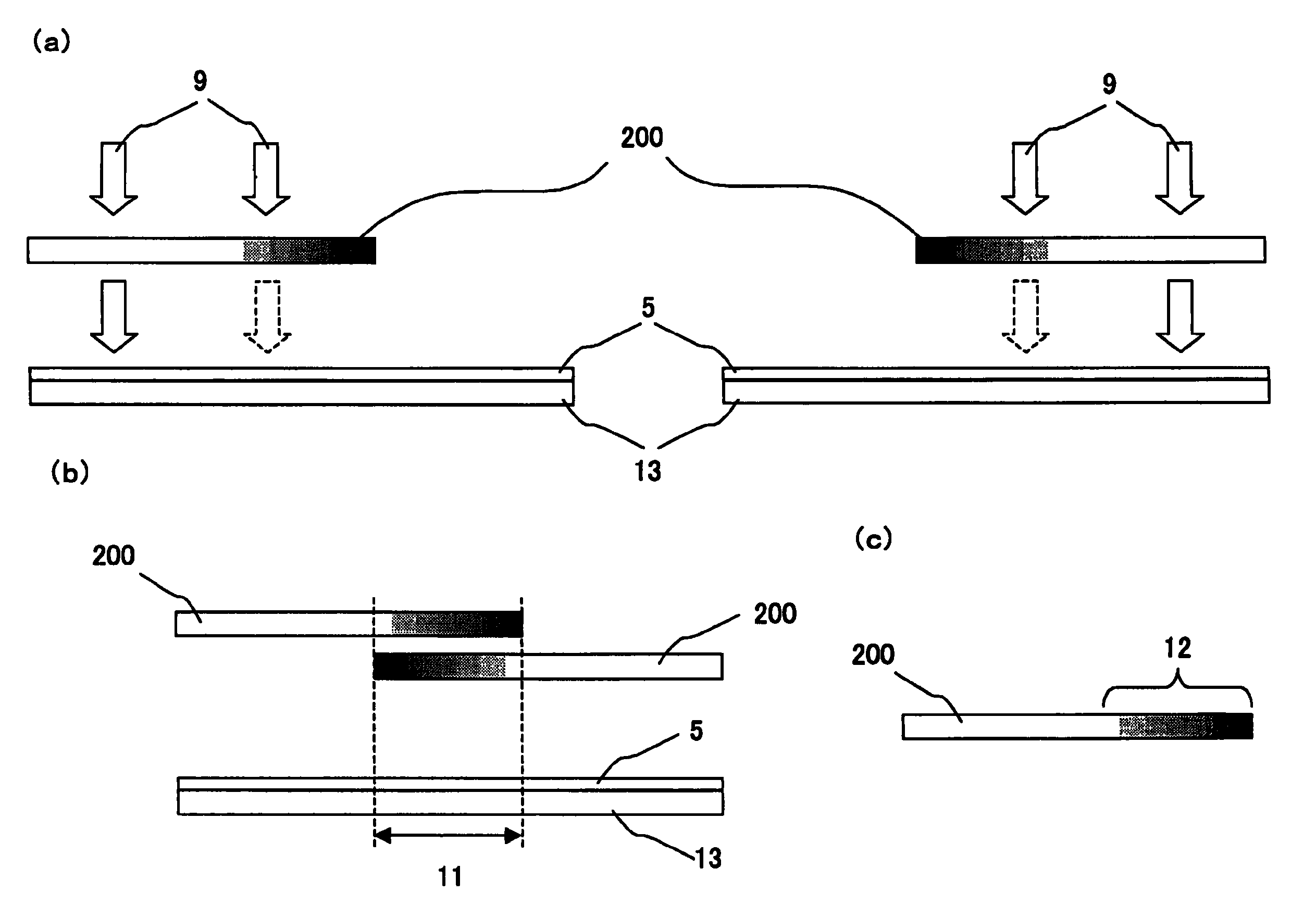 Production method of a liquid crystal display device including dividing an exposure step into two exposure regions that partly overlap each other and a photomask with a halftone part