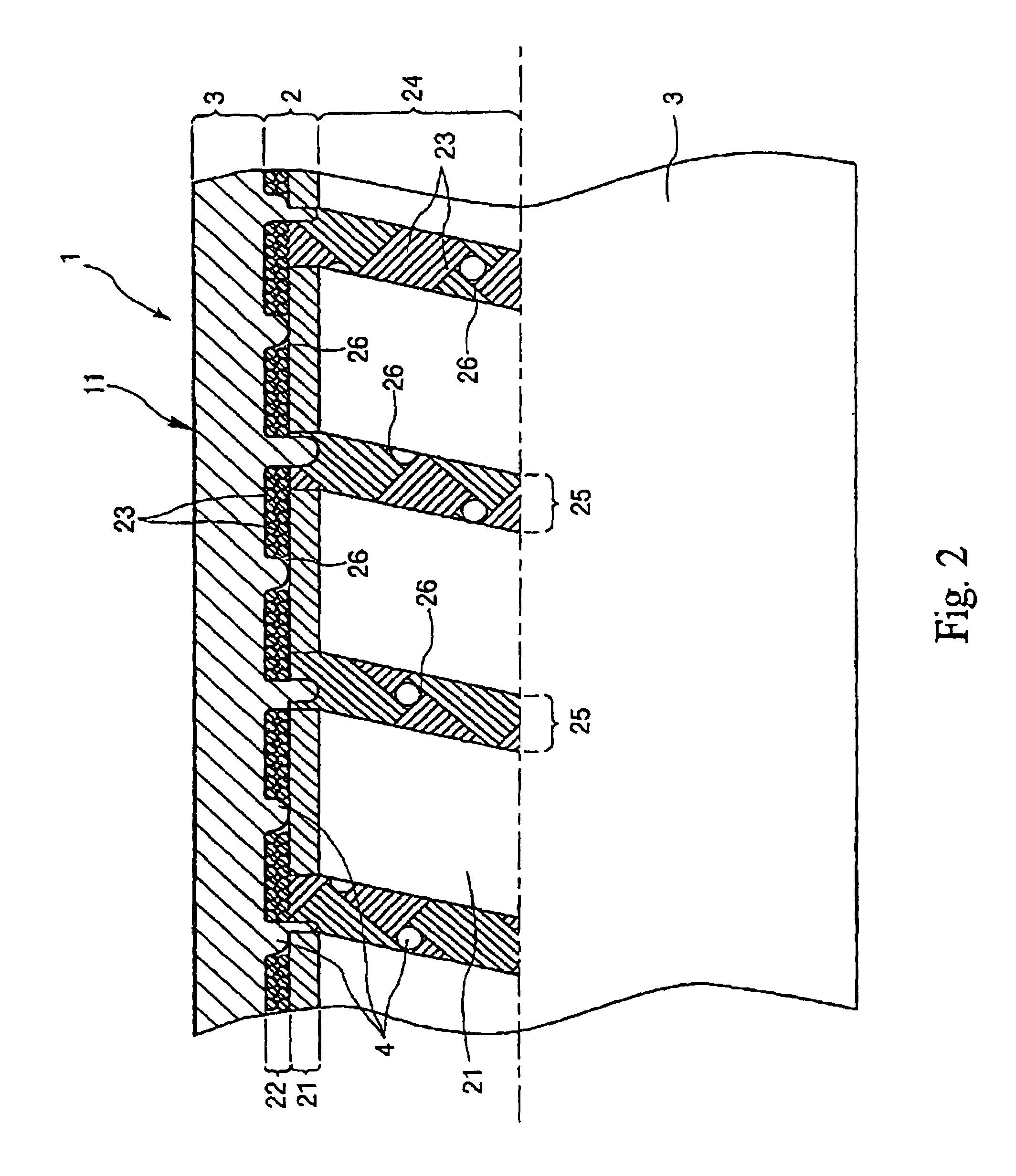 Flexible tube for an endoscope and an endoscope equipped with the flexible tube