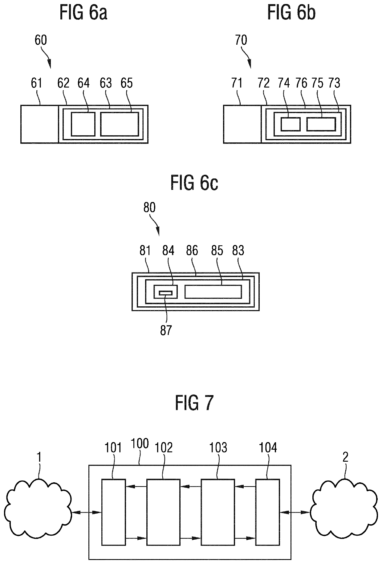 Method and device for establishing an end-to-end communication between two networks