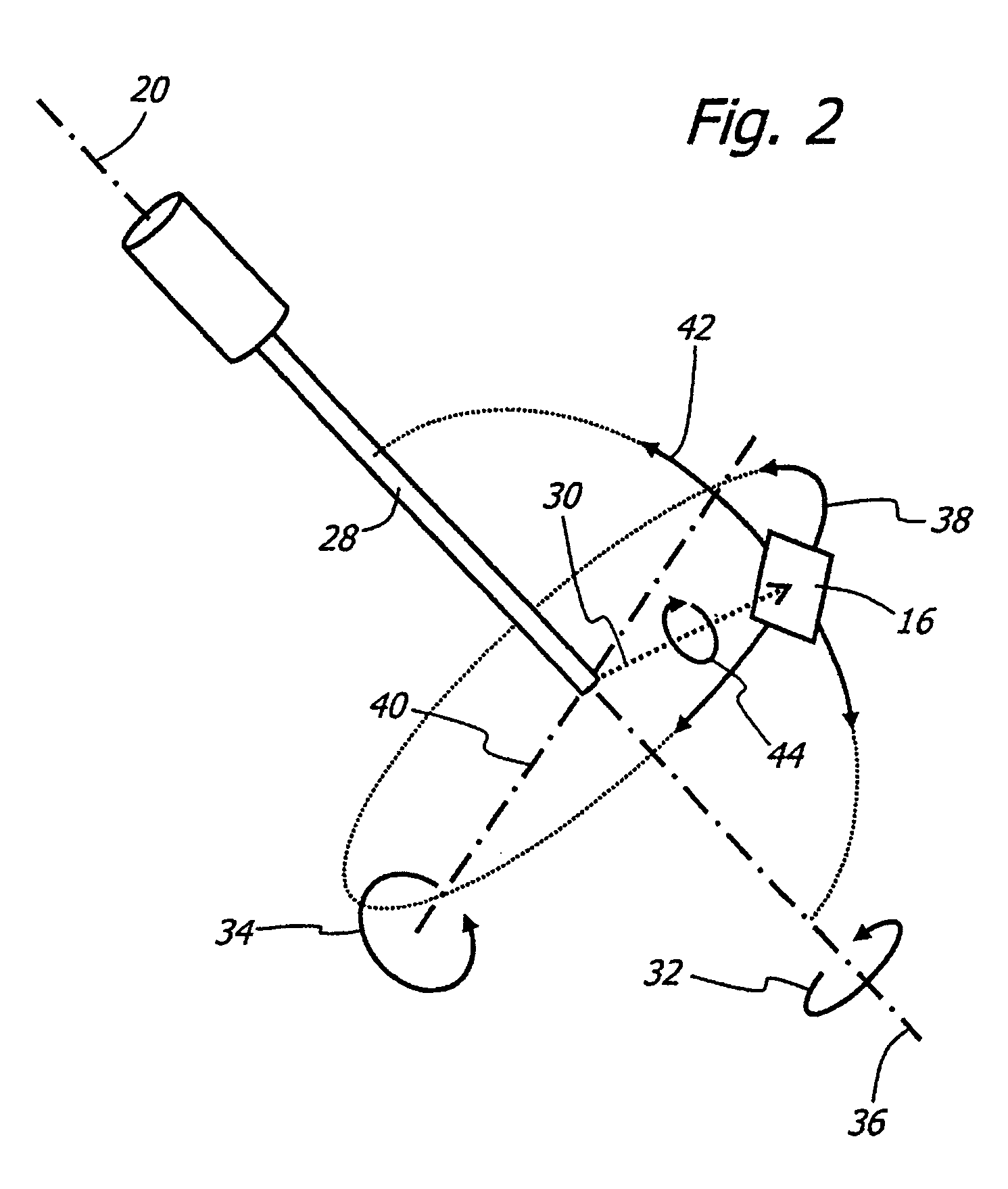 Illumination system for variable direction of view instruments