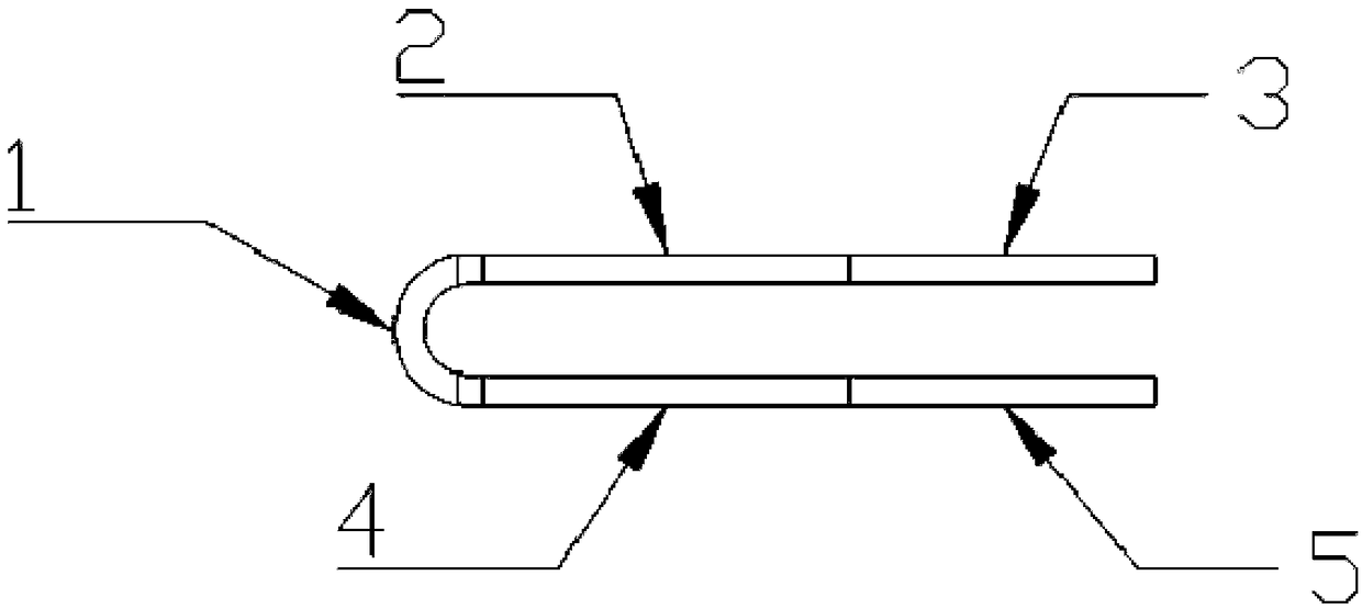 U-shaped variable cross-section soft steel damper with quasi-linear hysteresis damping characteristic and combined device
