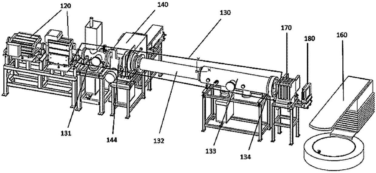 Particle beam therapeutic head device for acquiring small beam spot