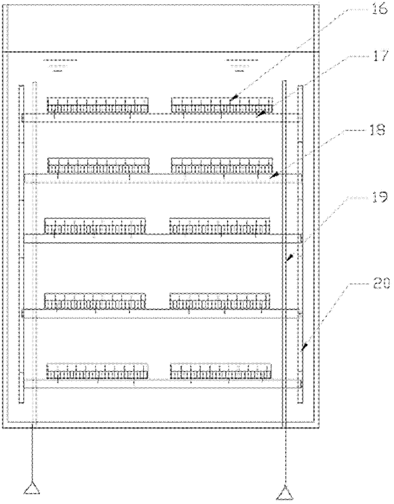 Full-automatic electroplating production line for semi-conductor lead frames