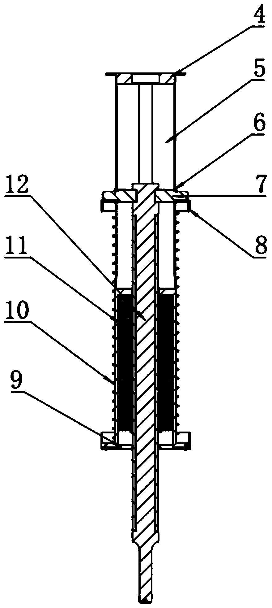 Device for supplying electric energy to wave glider