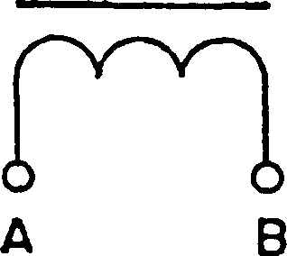 Inductive element and buffer circuit using said inductive element