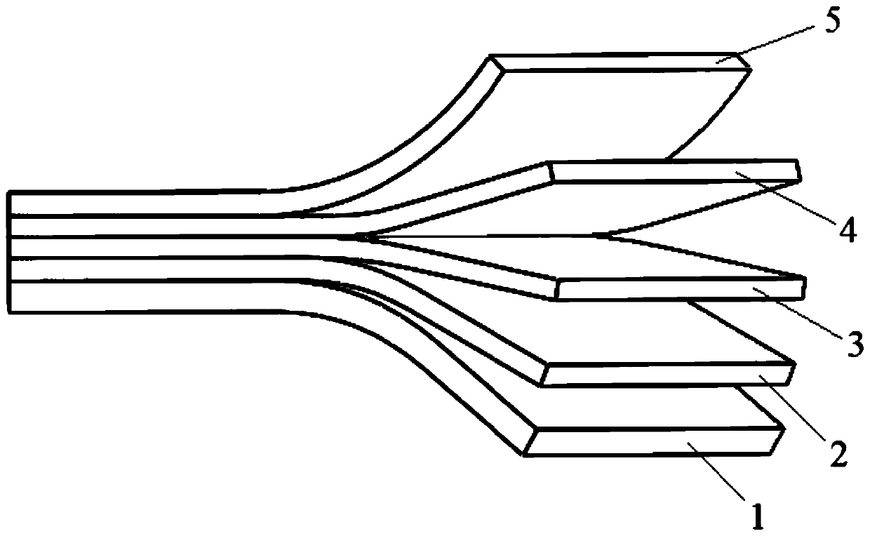 Flexible Mo-MoOX-based solar energy absorbing coating and preparation method thereof