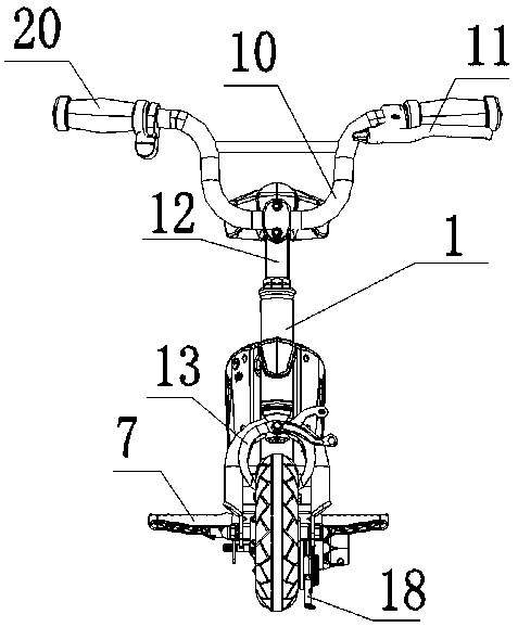 Mini electric bicycle