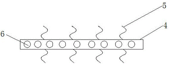 Filter screen for removing electric energy from sewage