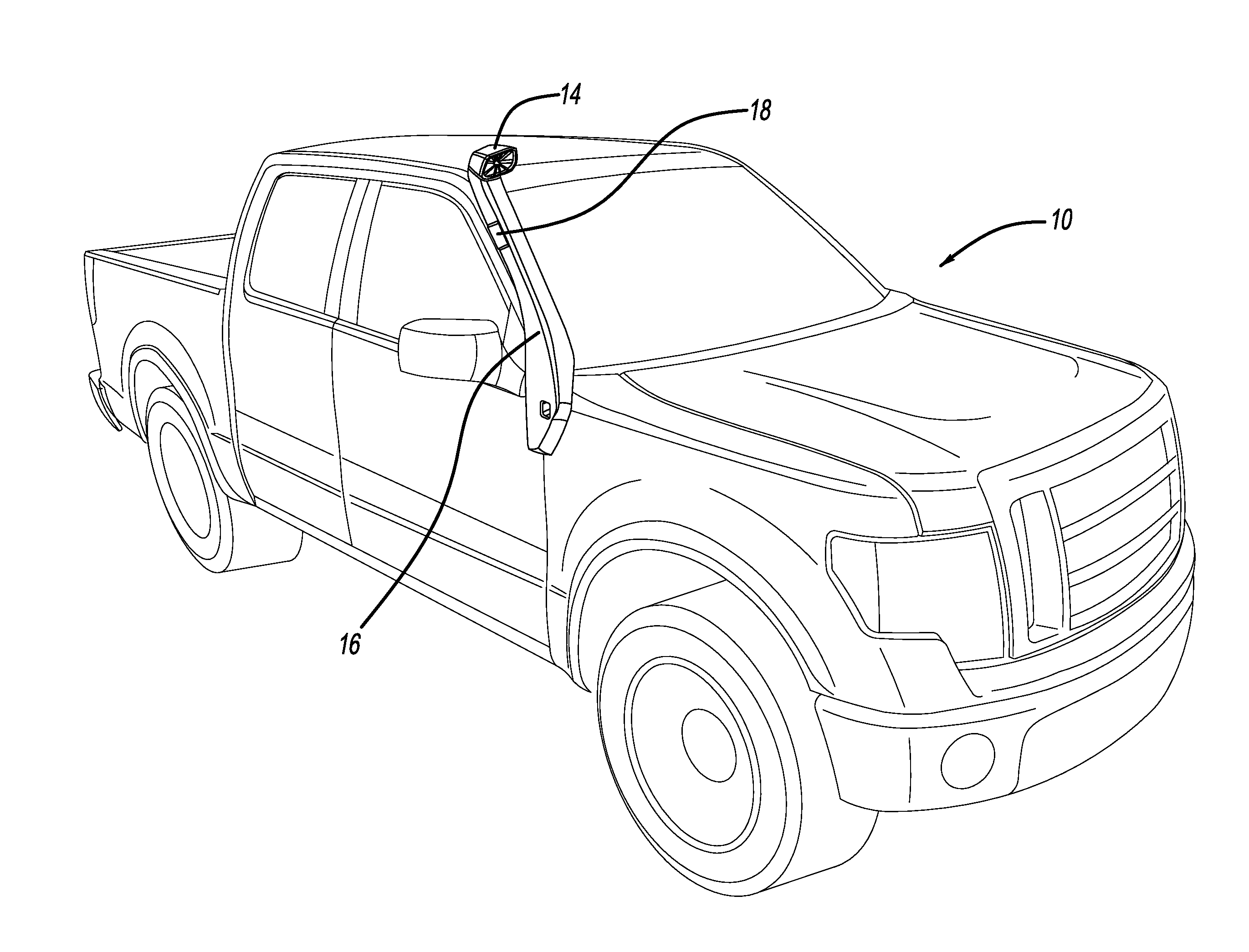 Snorkel intake dirt inertial separator for internal combustion engine