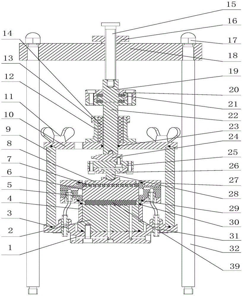 Multifunctional unsaturated soil consolidation apparatus and test method