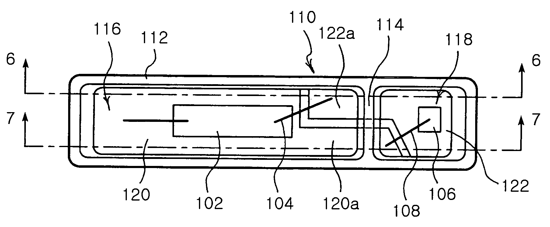 Side-view light emitting diode having protective device