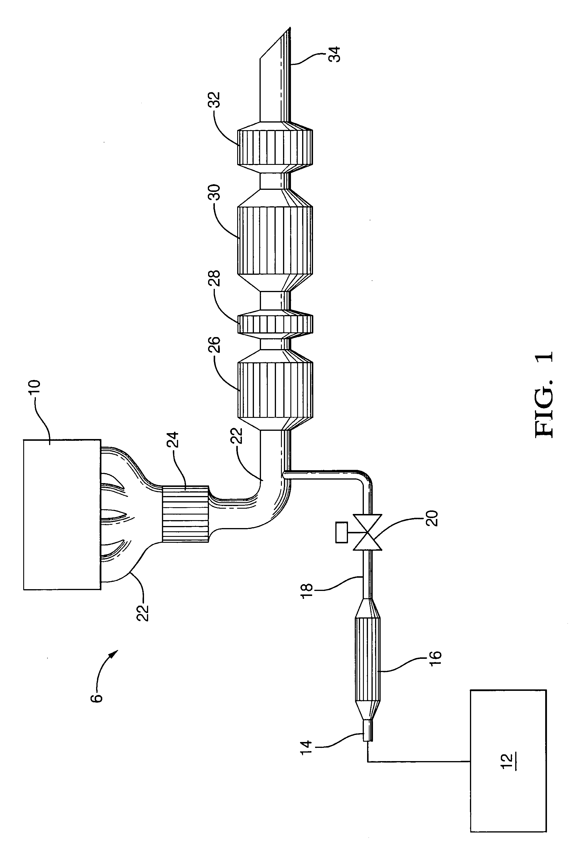 Exhaust system and method of thermal management