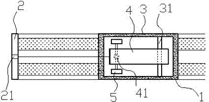 Indoor door moving detector