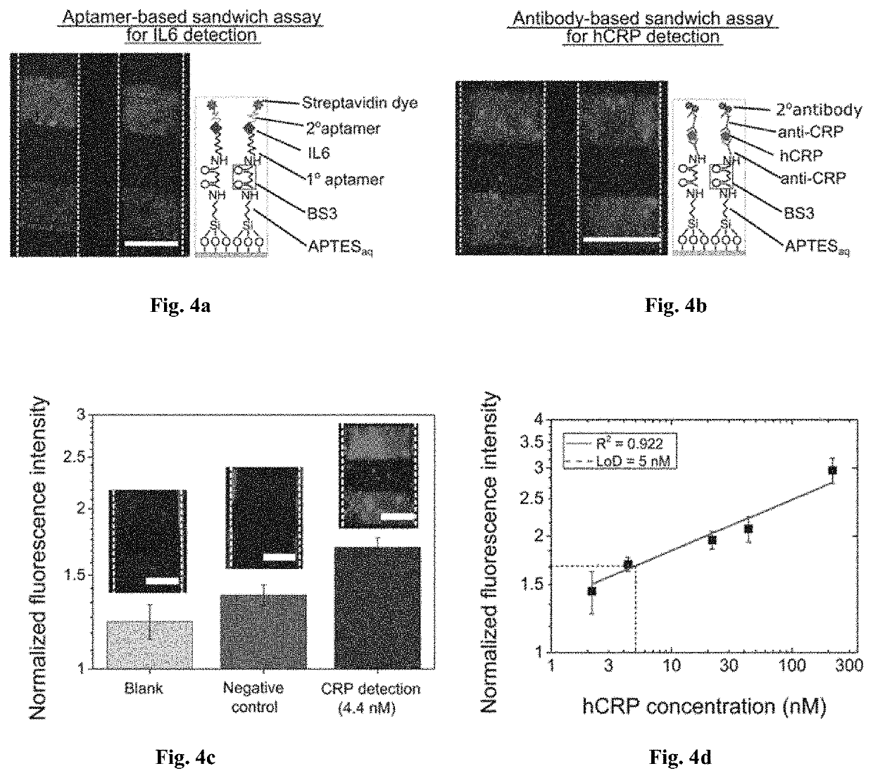 Micro- and nanocontact printing with aminosilanes: patterning surfaces of microfluidic devices for multi- plexed bioassays