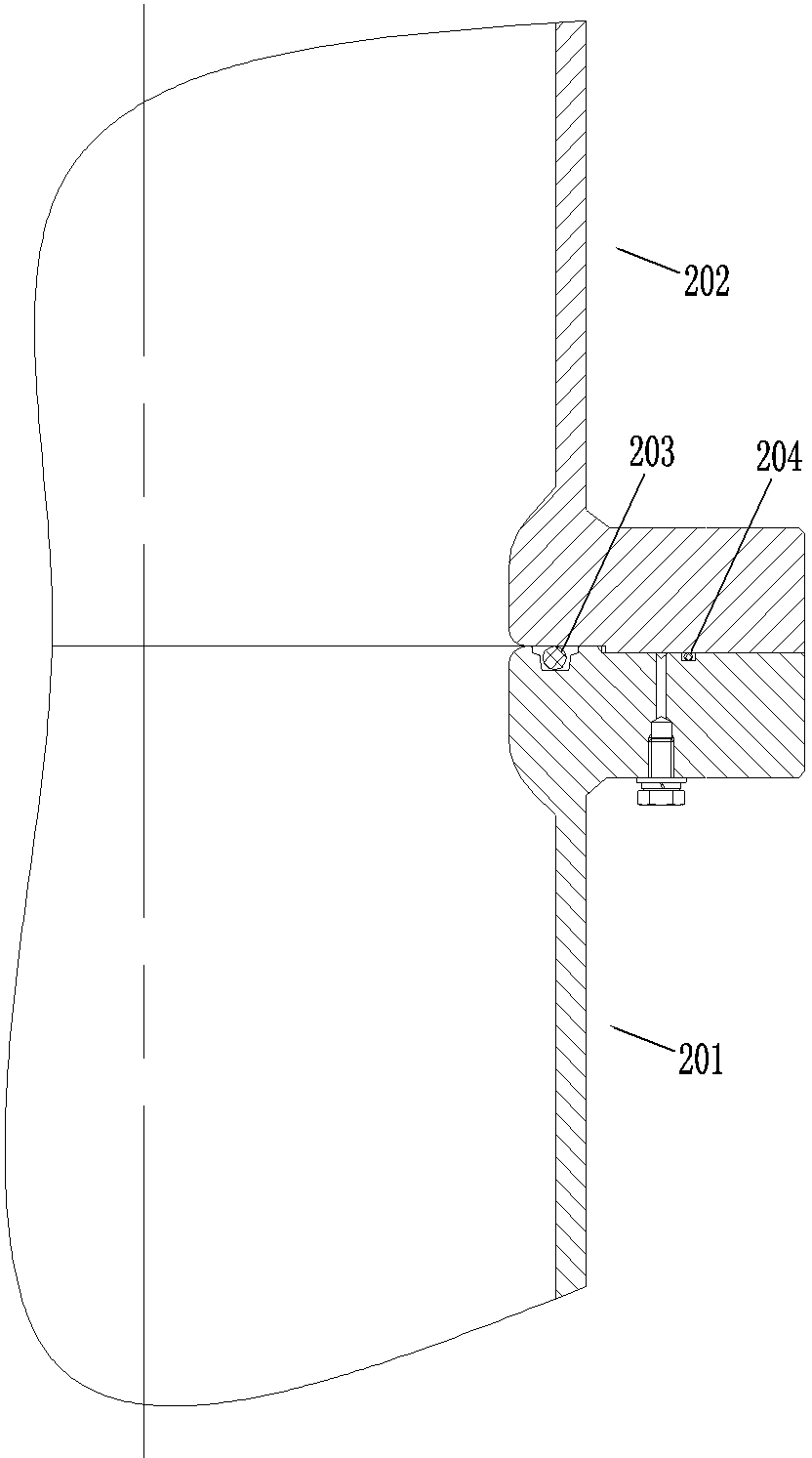 High-voltage switch barrel and high-voltage switch using same