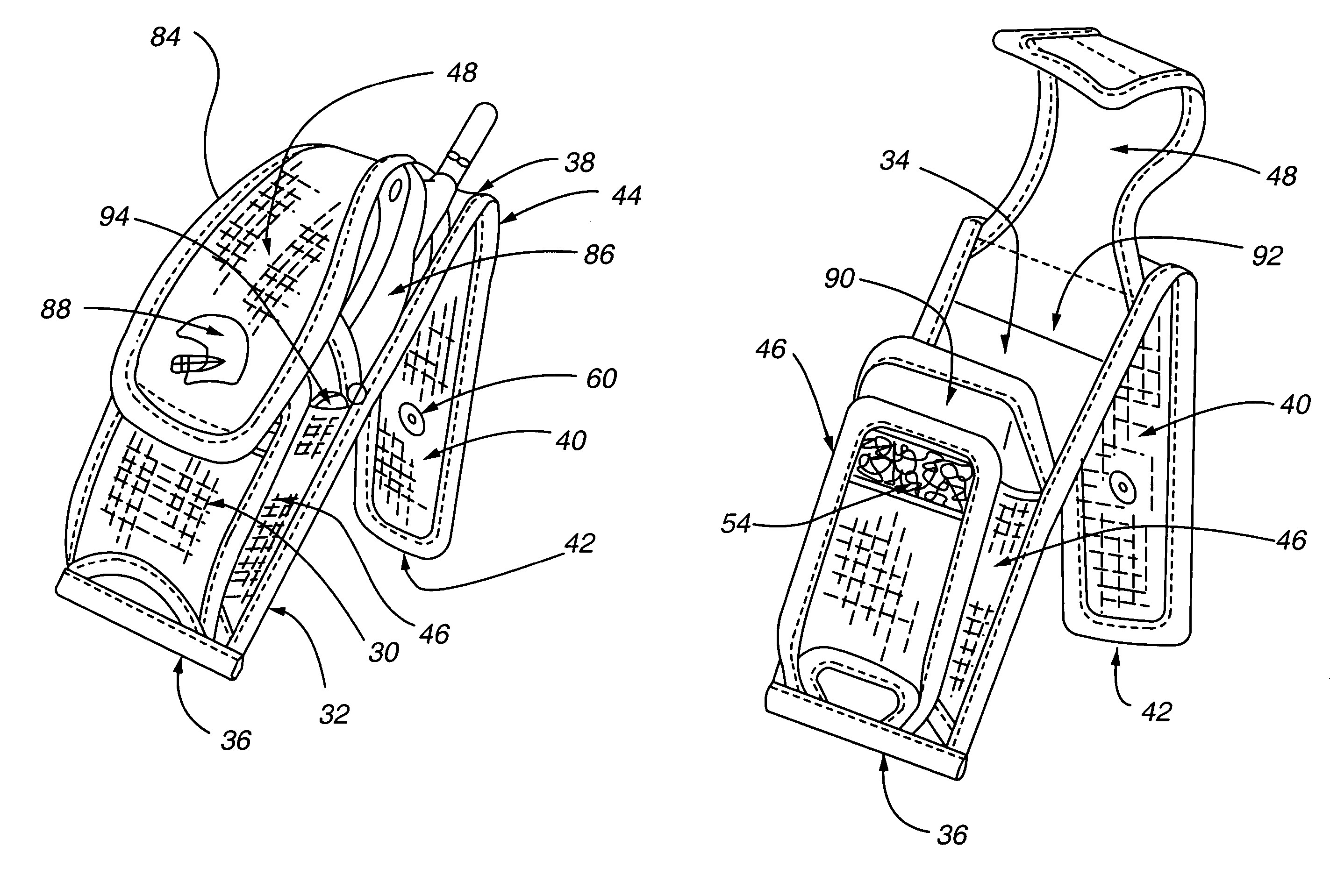 Carrying case with selectively adjustable stand
