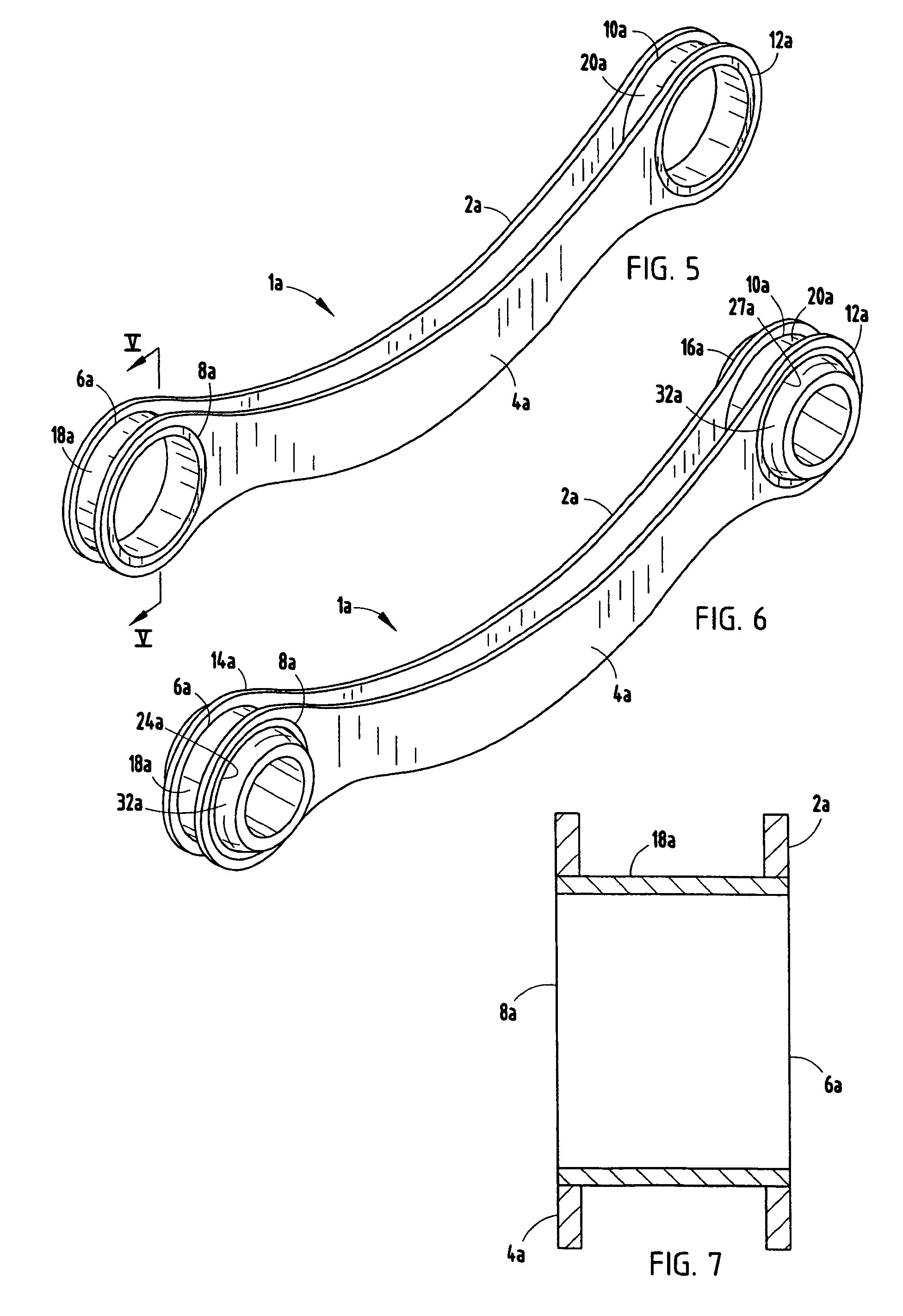Vehicle suspension control arm and method