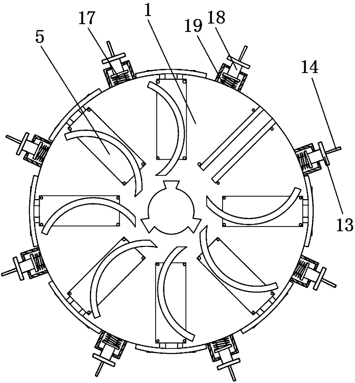 Impeller used for marine centrifugal pump