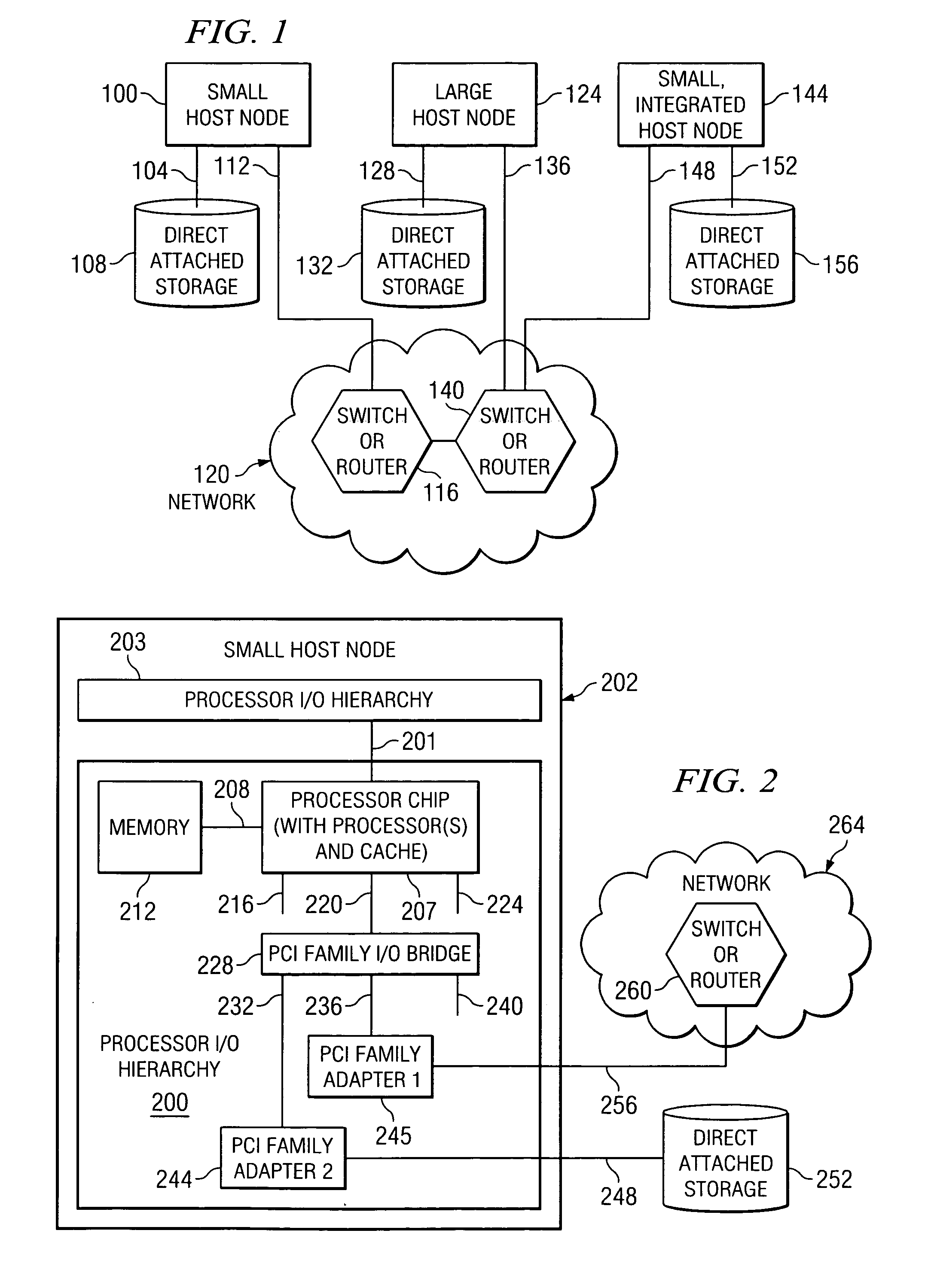 Virtualized fibre channel adapter for a multi-processor data processing system