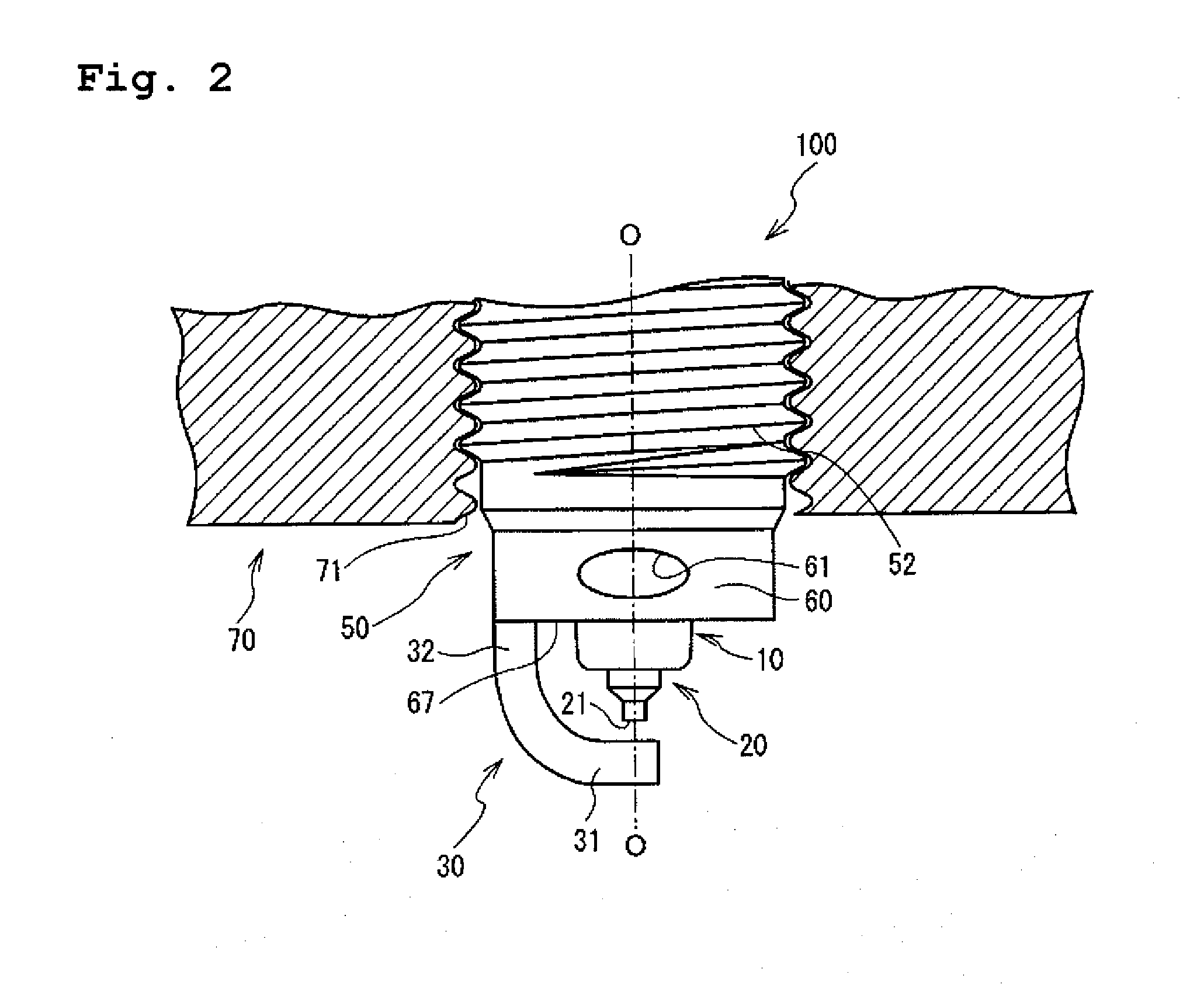 Spark plug and internal combustion engine provided with the same