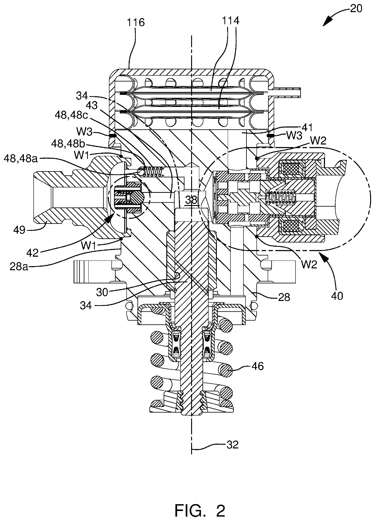 Fuel pump for gasoline direct injection