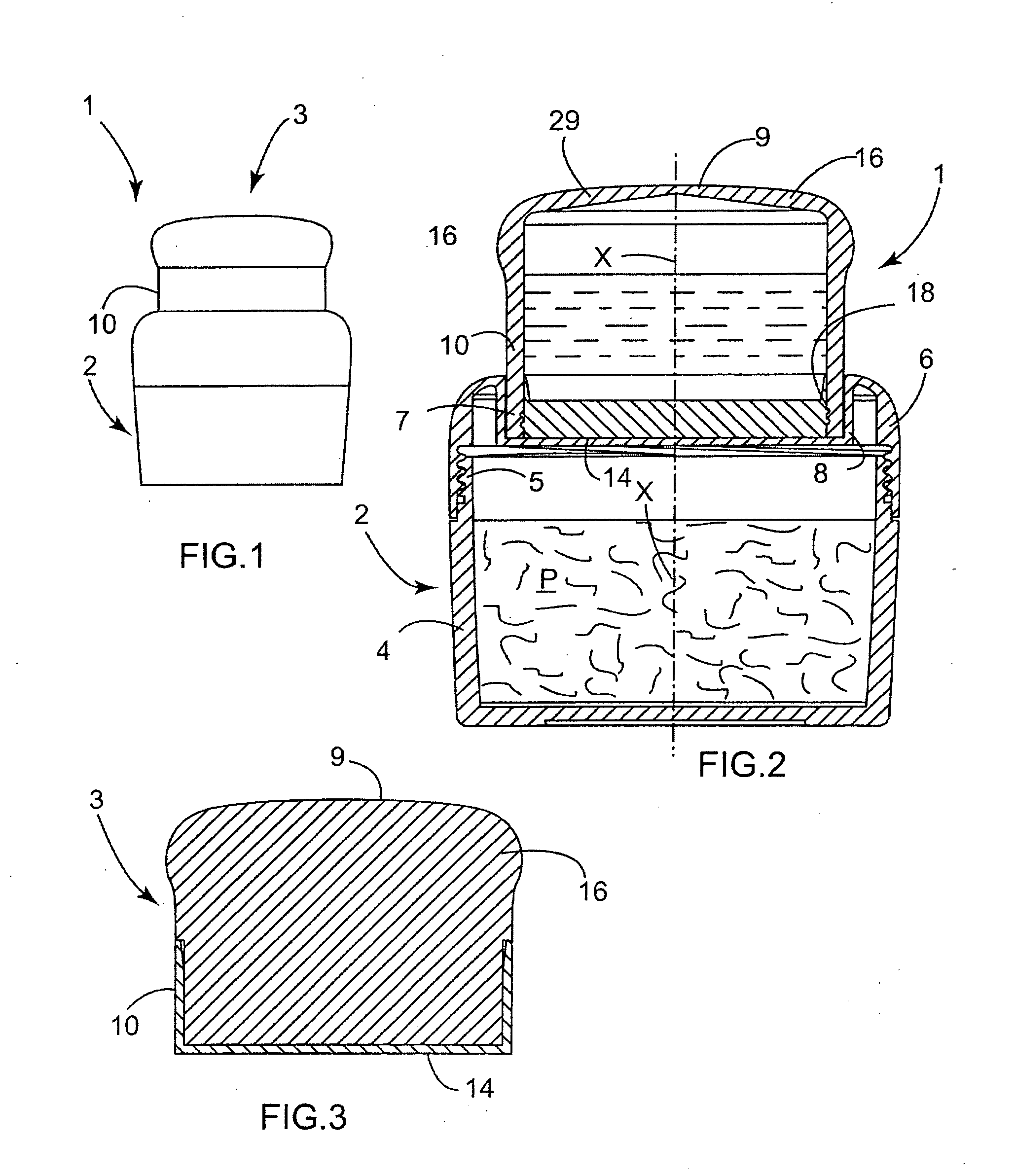 Cosmetic or dermatological treatment method and devices for application of such a method