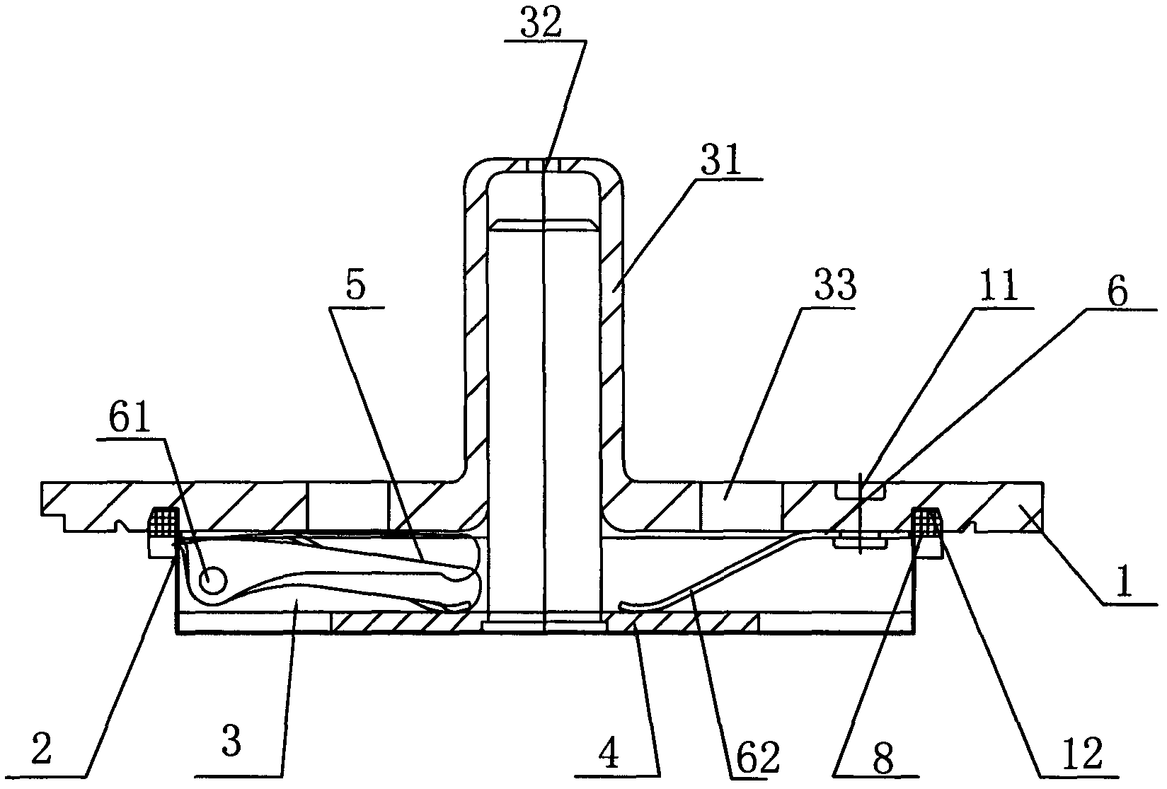 Elastic control piercing explosion protection device