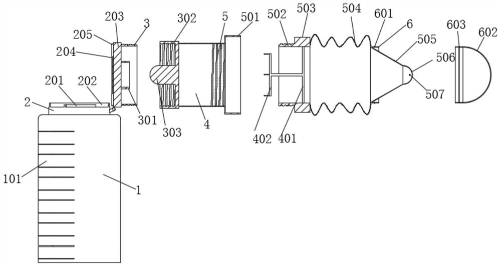 Medicine feeding device for clinical nursing