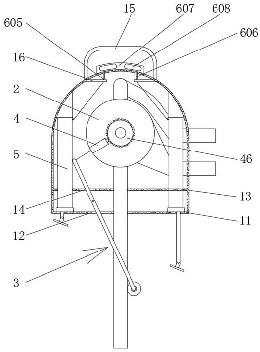 Grouting device for hydraulic engineering construction