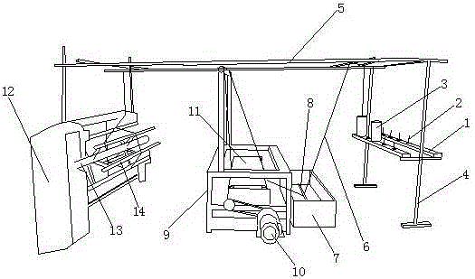 Wool milling, kneading and winding integrated device