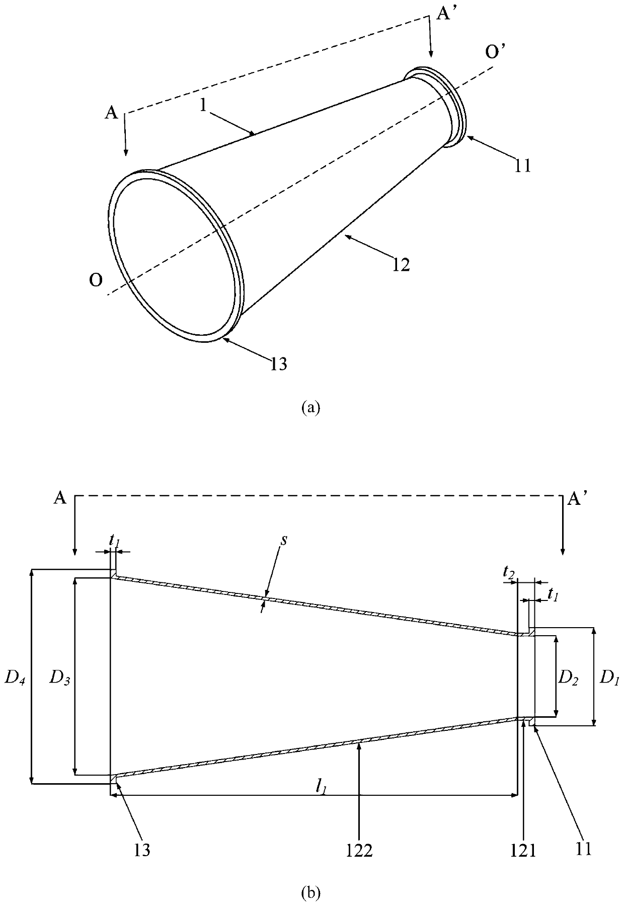 High-power mode conversion super-lens antenna capable of realizing beam deflection