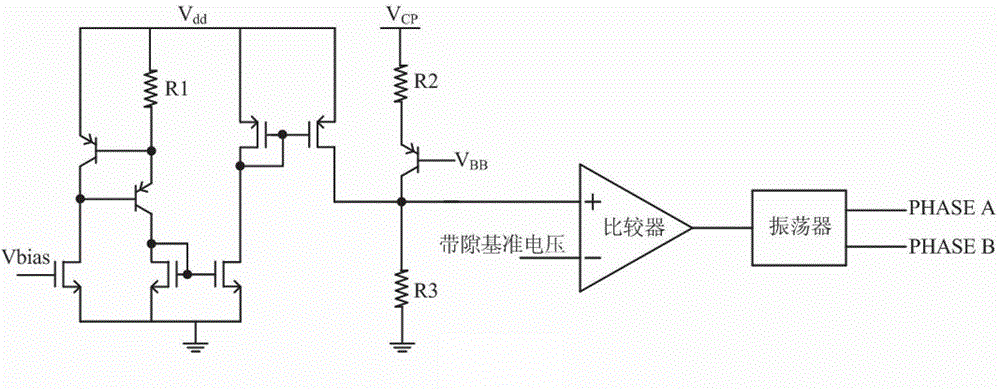 Novel charge pump circuit in chip for motor drivers