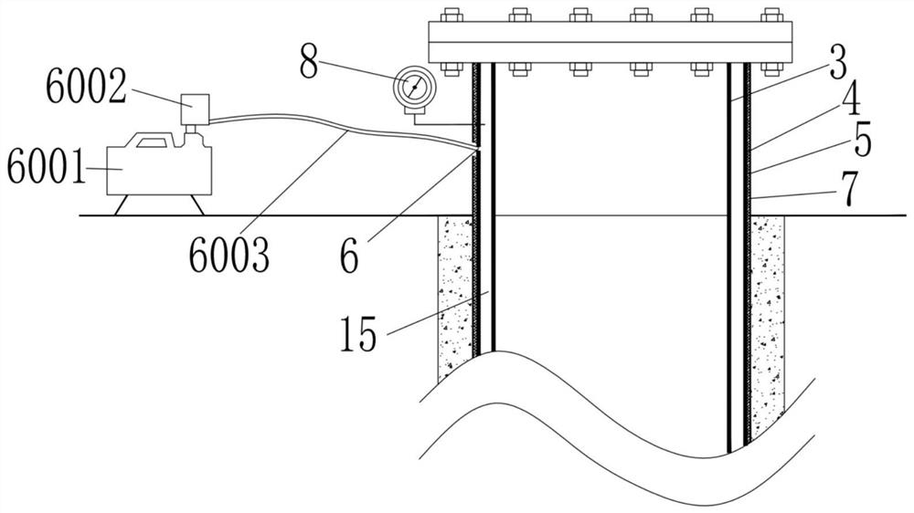 Multi-layer heat preservation structure of sleeve of one-opening shaft of hydrothermal type geothermal well and implementation process