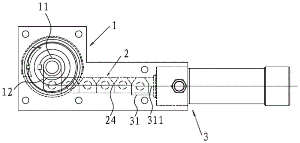 Hydraulic toothless bending mechanism