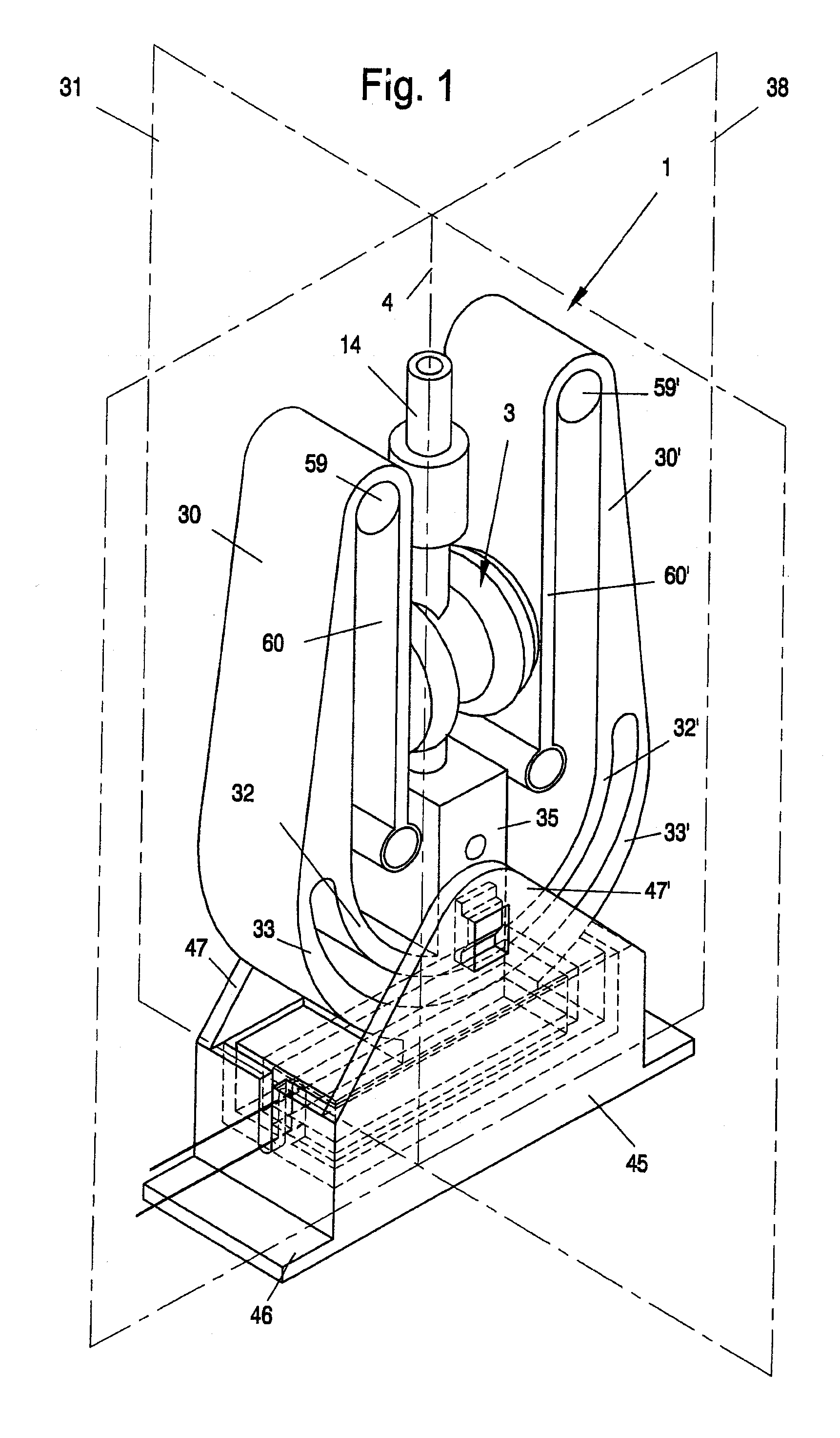 Electric oscillating drive
