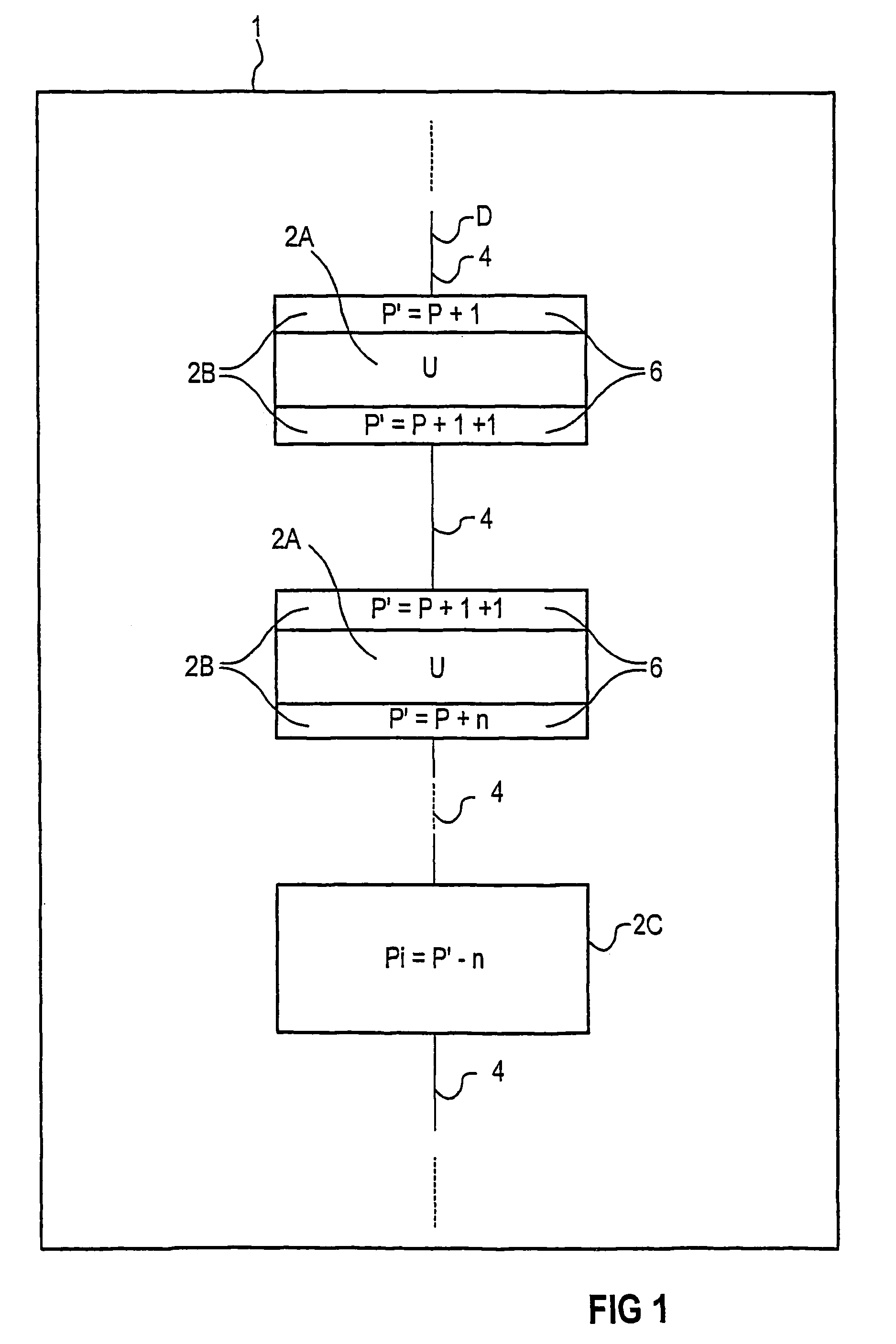 Method and device for monitoring a data processing and transmission