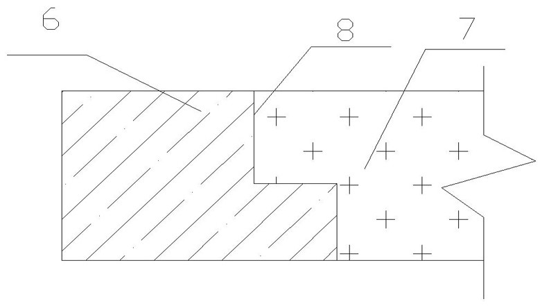 Emulsified asphalt cold-recycled pavement structure and rapid maintenance method of pavement