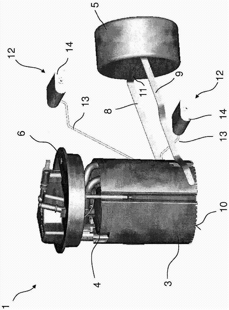 fuel delivery module with fuel filter