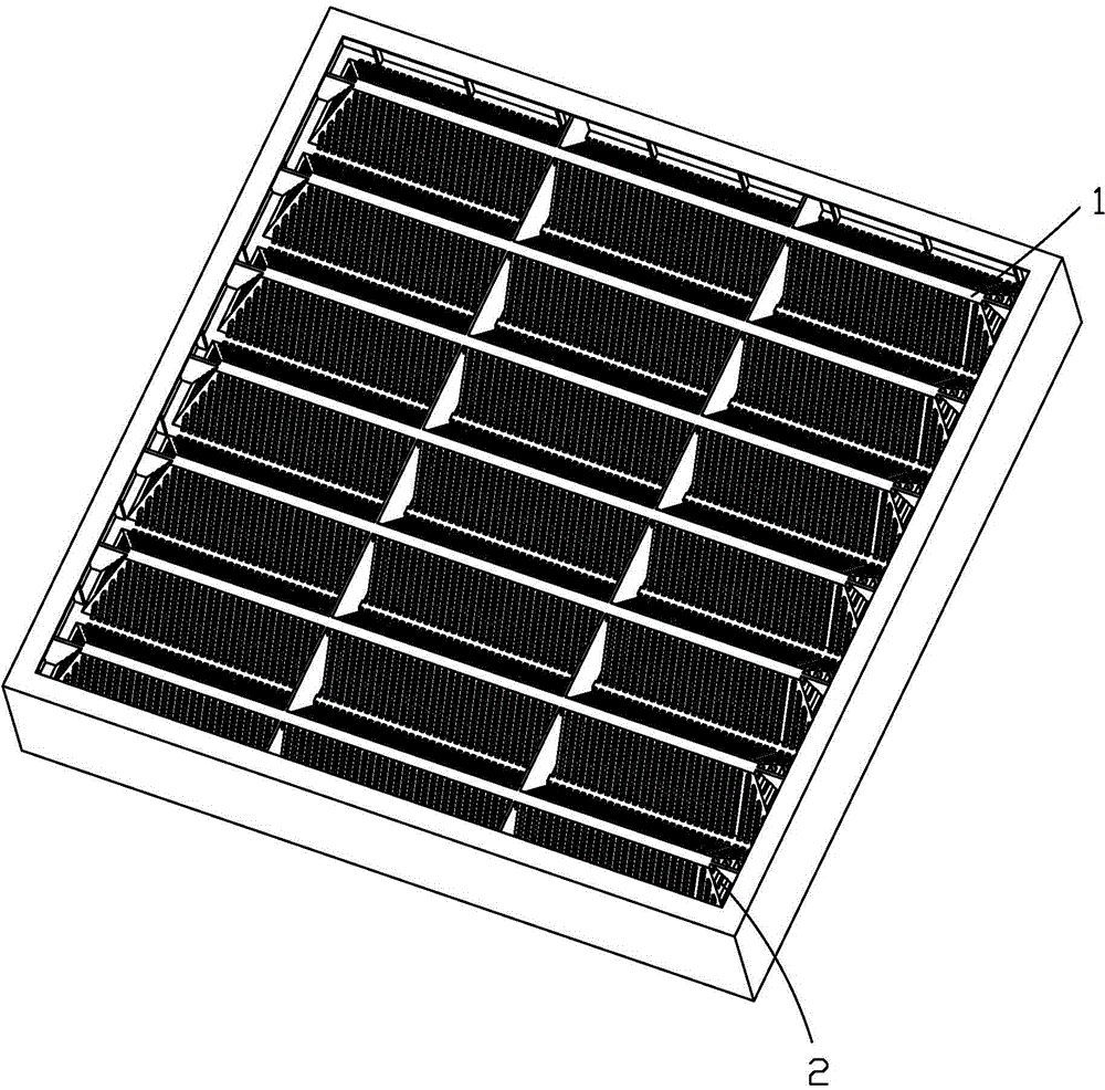 Activated carbon filter screen
