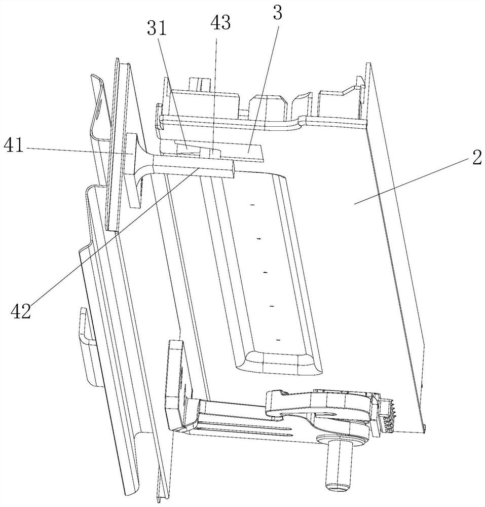 A living hinge-supported refrigerator door body structure