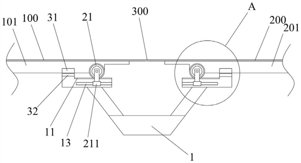 Folding screen bending mechanism and mobile terminal