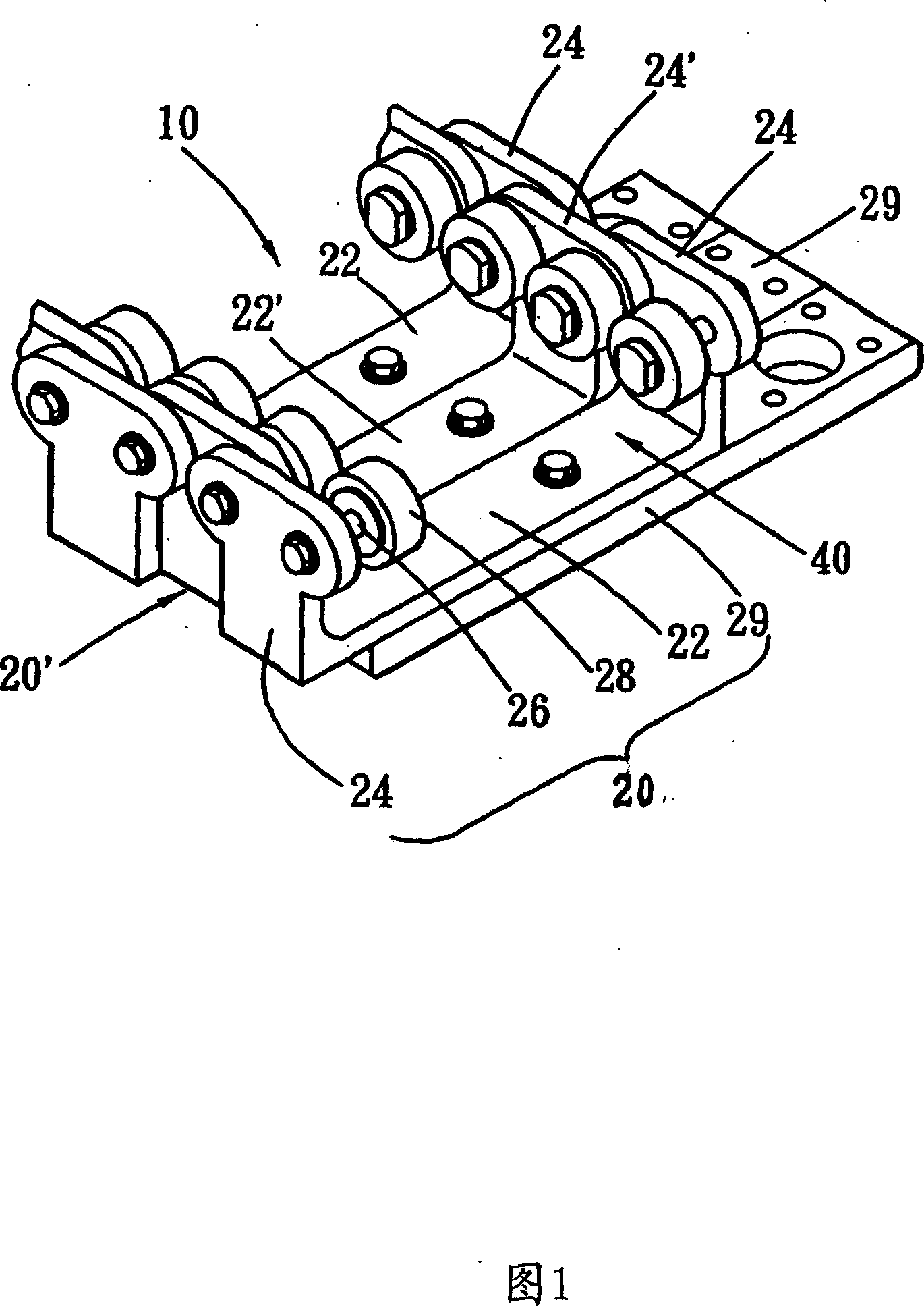 Circulating structure for drawing-blowing forming machine