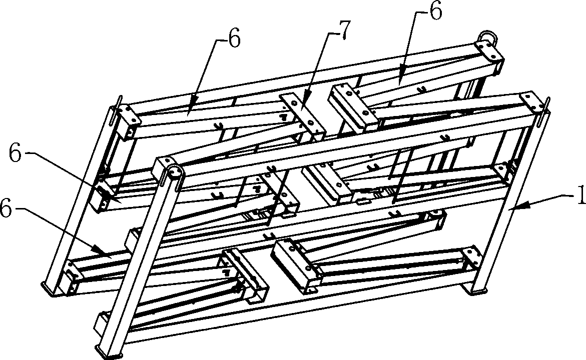 Cage for catching lobster at ocean floor