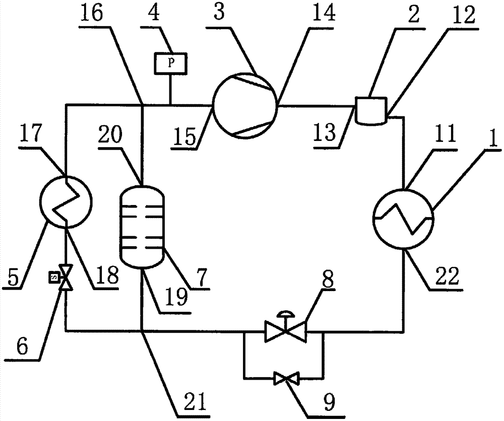 Ice slurry making system with variable evaporation area