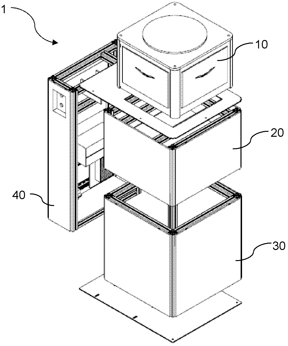 Modularized semiconductor processing device