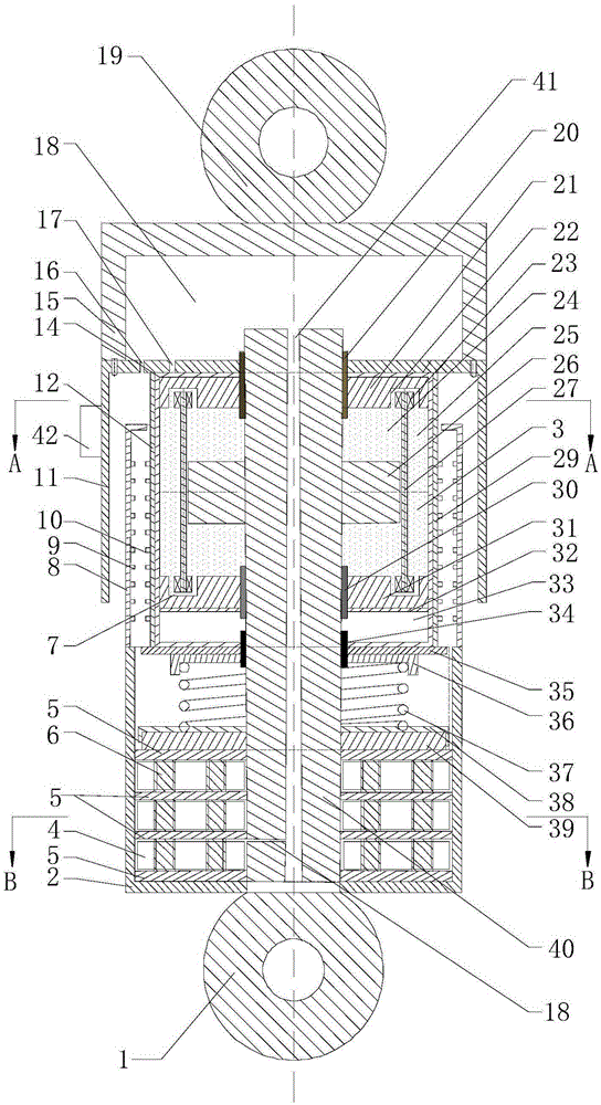 Self-powered vehicle vibration damping device and control method therefor
