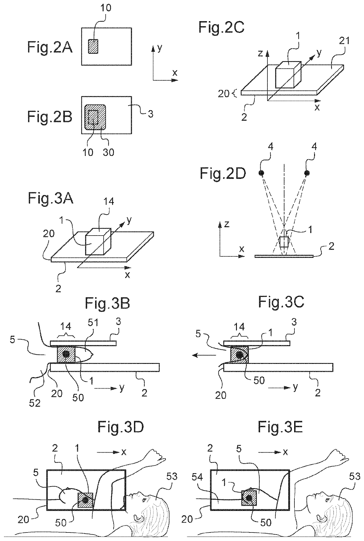 Biopsy method and associated biopsy device