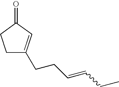 Fragrance composition containing 3-(3-hexenyl)-2-cyclopentenone